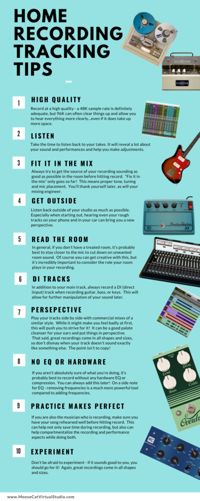10 recording tracks tips