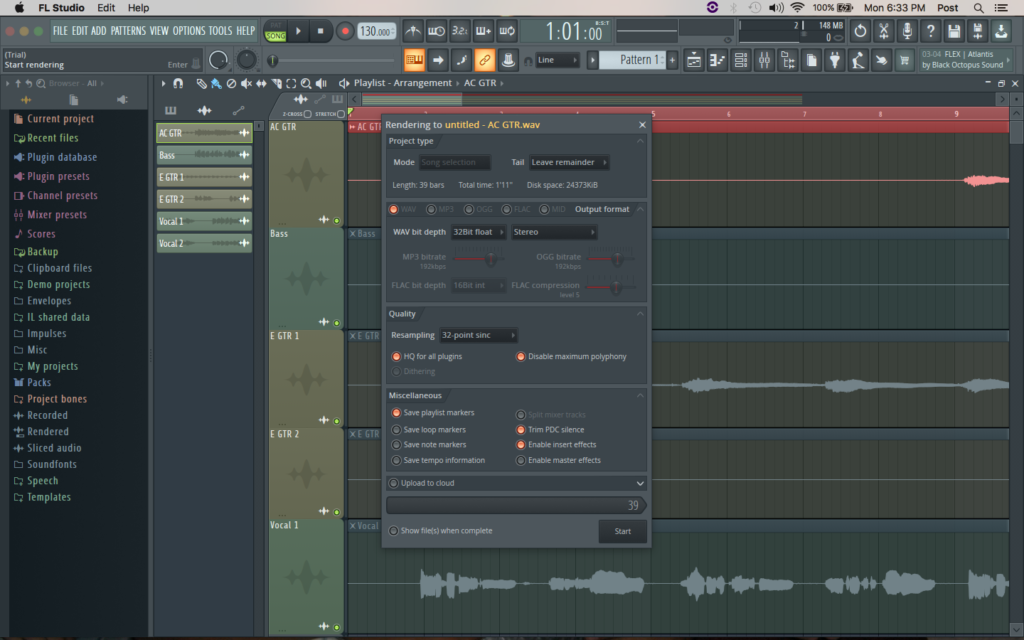 How To Export From Your DAW - FL Studio - MooseCat Recording